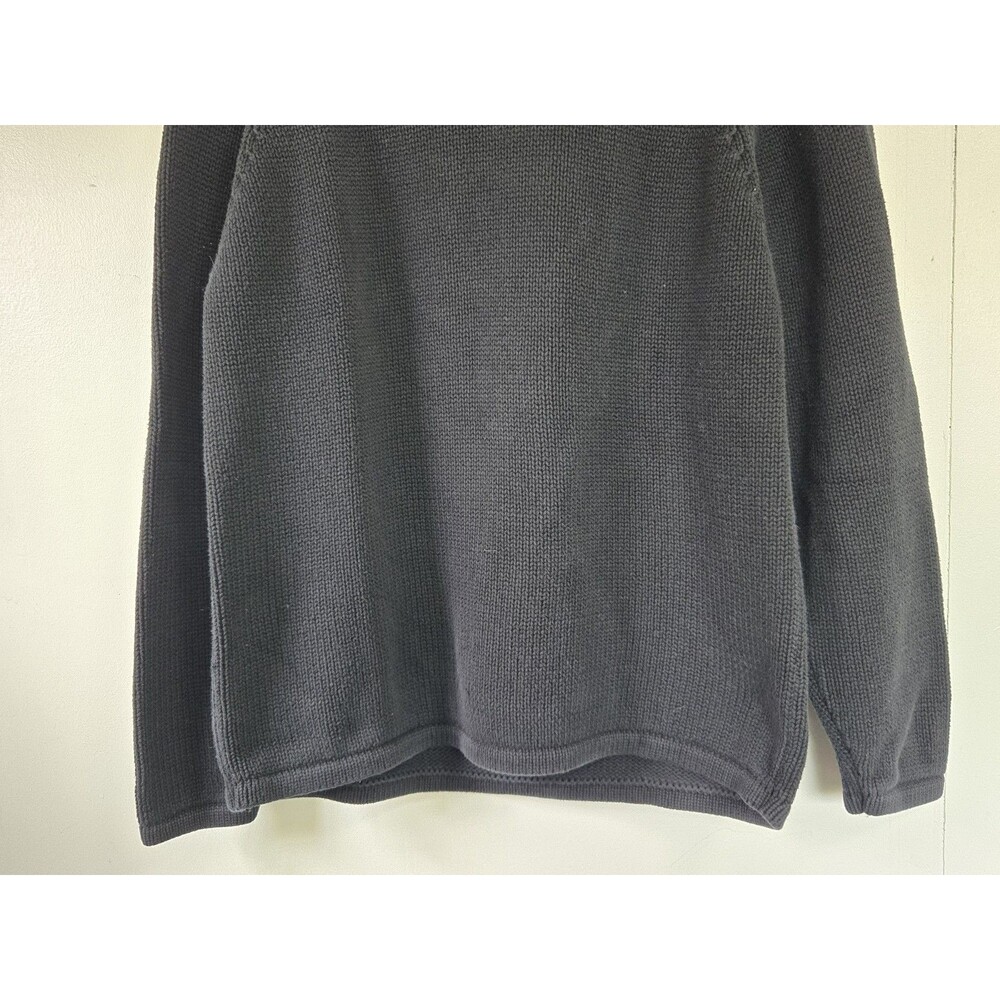 Vintage SKYR Sweatshirt Mens L Sweater Black Roundneck Shirt Cotton - Picture 3 of 7